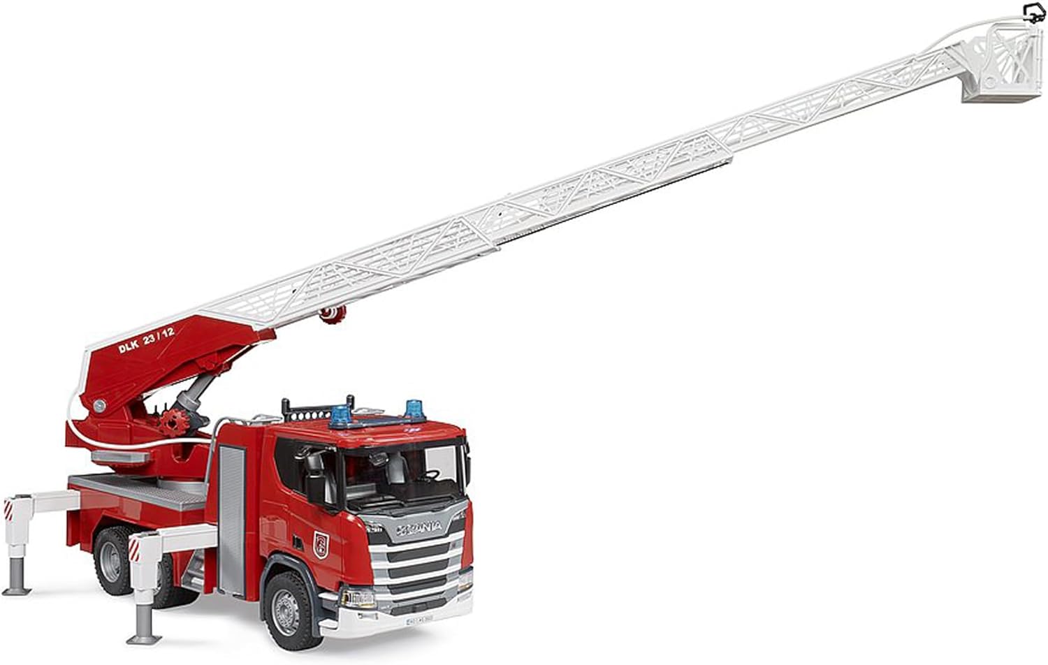 Bruder - SCANIA Super 560R Fire engine w water pump and L&S module (Replaces 03590)