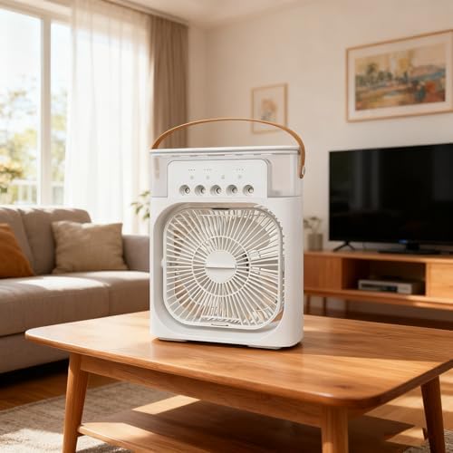 Portable Air Conditioners with Timer, Light, Dehumidify 3 Modes (Color:MJSMKT-01)