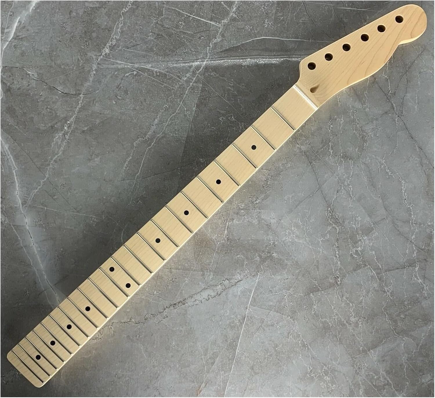 ZUZU Neck Maple for Electric Guitar Fretboard with 22 Frets Unfinished Guitar Neck