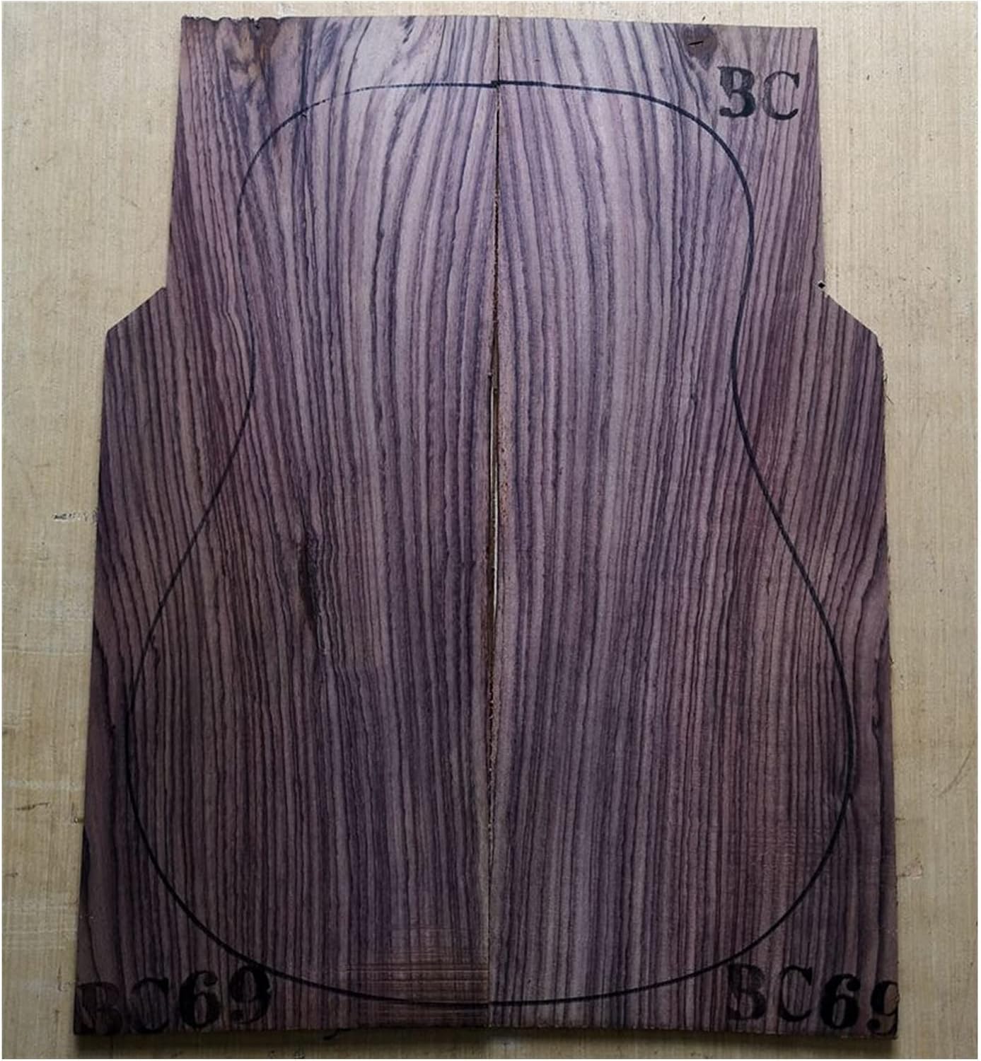 TSTS Rosewood Back and Side Board Wool Board Guitar Making Material Accessories Guitar DIY Accessory (Color : 22)