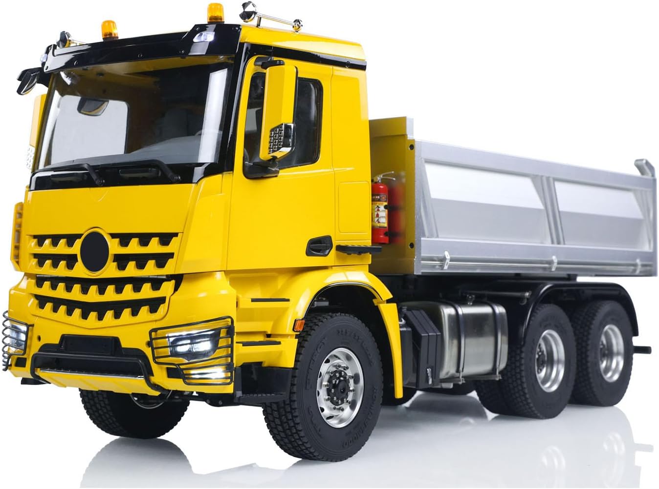 TOUCAN RC HOBBY 1/14 RC Hydraulic Tipper 6X6 2Speed Metal Chassis Model Car Remote Control Dumper Truck NO Lock Light Sound Radio Battery RTR Metal