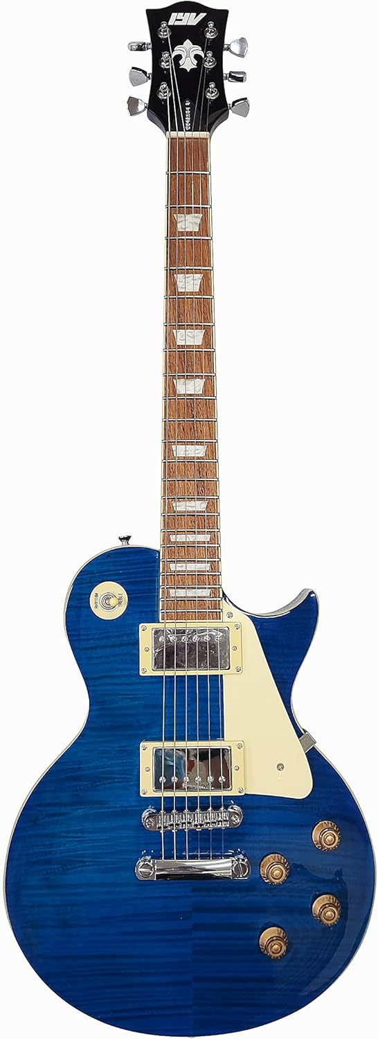 IYV 6 String Solid-Body Electric Guitar, Right, Ocean Blue (ILS-300 O (ILS-300 O. Blue)