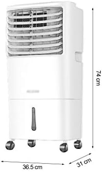 Portable Air Conditioner Fan Evaporative Cooler, Bladeless Air Cooler Portable Humidifier with Remote Control & Electric Fan, 3 Modes Air Conditioner for Indoor Home Office Dorms