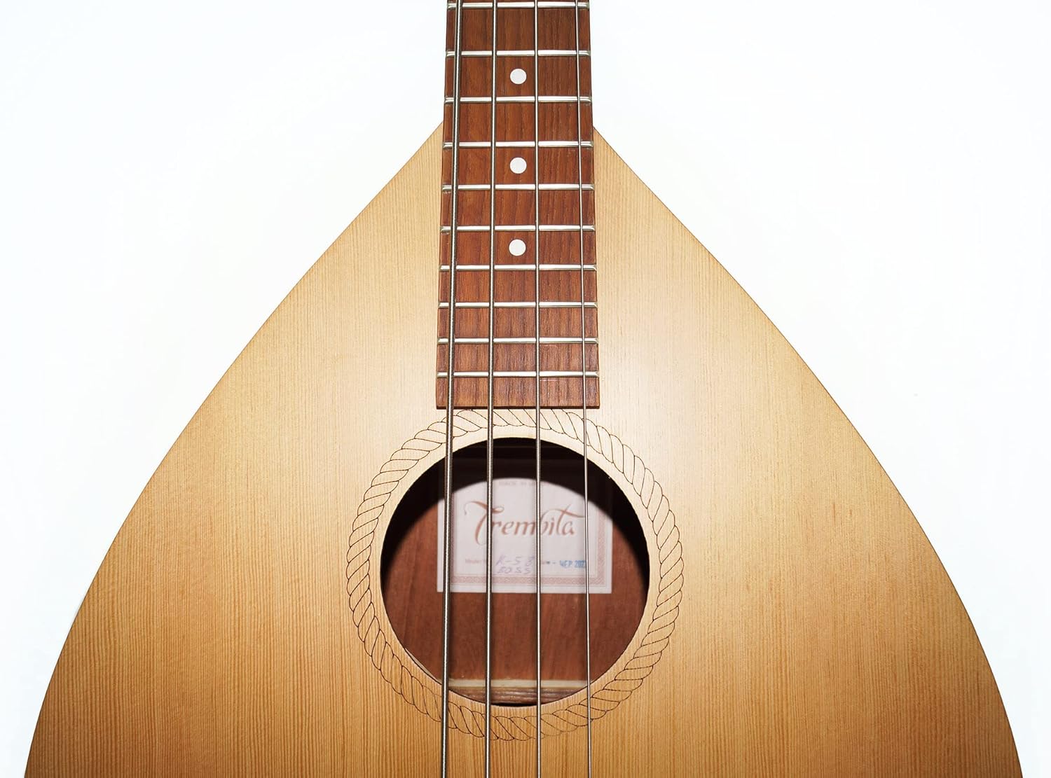 Bass Guitar New Ukrainian Folk Musical Instrument, Bass Lute Guitar, 4 Strings Guitar Kobza Bass, Wooden Vihuela Original, 995