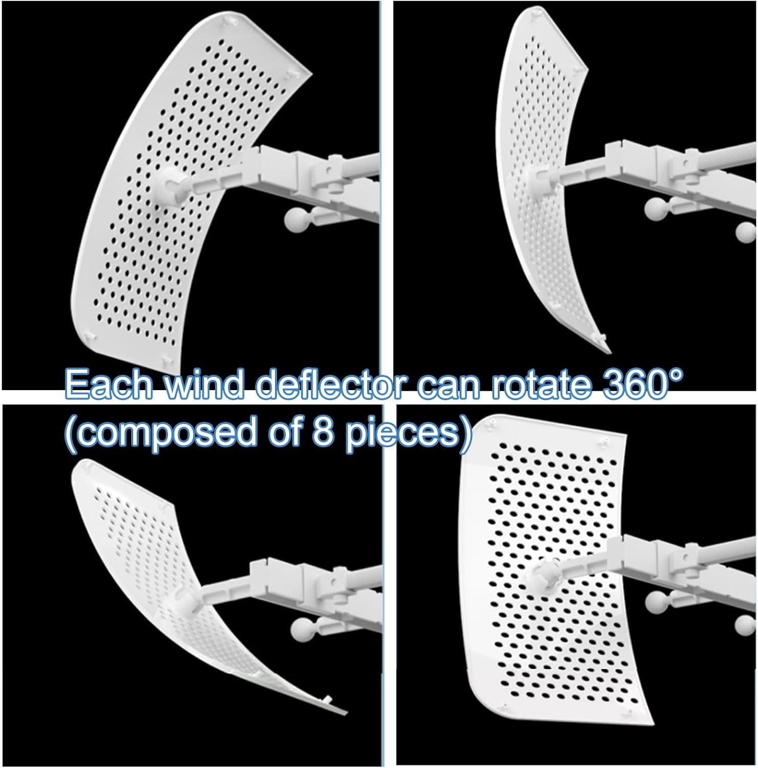 Air Vent Deflector│Adjust The Wind Direction At Will│Ceiling Register Vent Deflector│Air Conditioner Deflector Suitable Central Air Conditioning