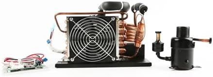 Air Conditioner, Compact Copper Coil Chiller, 24V DC, 130W Cooling Capacity, R134A Refrigerant, Portable Unit
