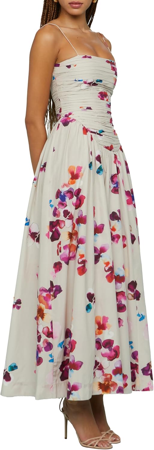 AMUR Women's Michele Midi Dress