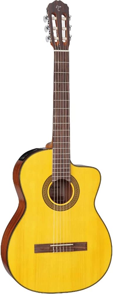 Takamine G Series GC3CE-NAT Acoustic-Electric Classical Cutaway Guitar, Natural
