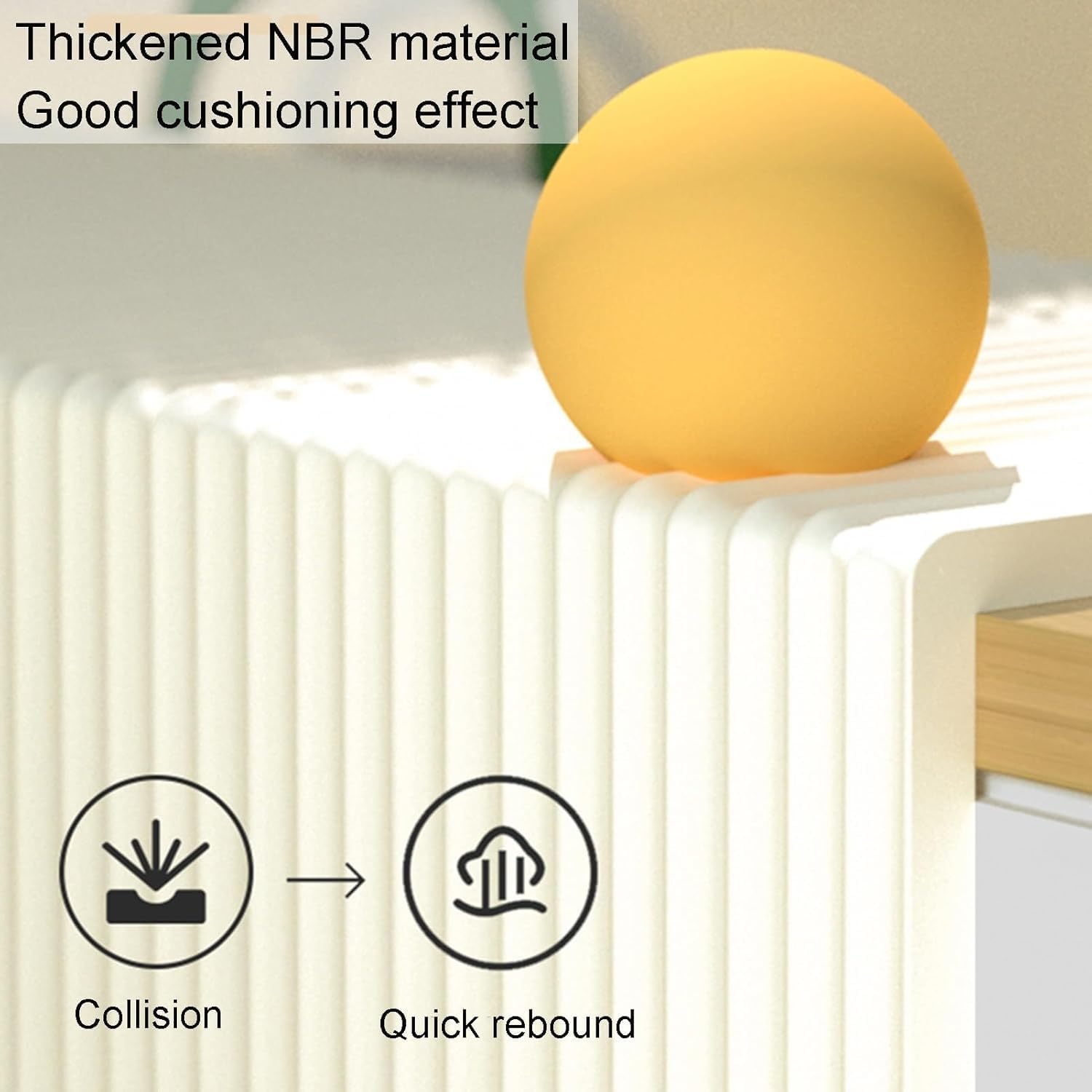 Furniture Edge Corner Guards, Furniture Corner Protectors Edge Guards Adhesive Foam Padding for Fireplace Table Stair Garage Wall Protection(Woody,6m)