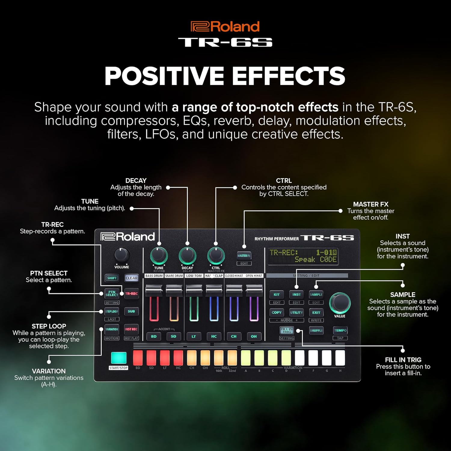Roland Tr-6S Compact Drum Machine