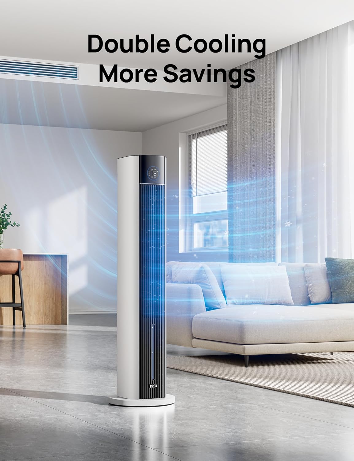 Dreo Evaporative Air Swamp Cooler, 43