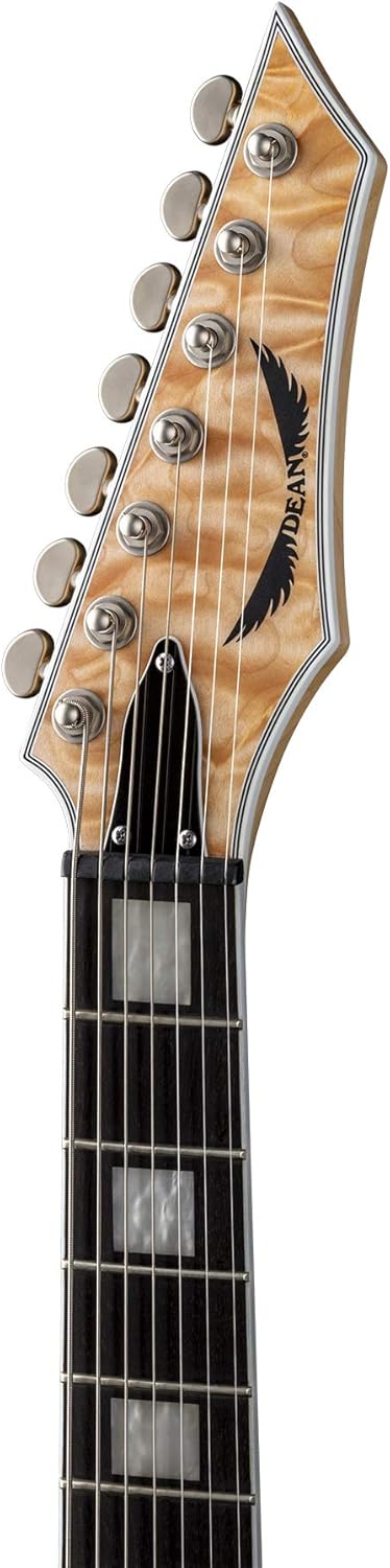 Dean Exile Select 7 String Quilt Top, Satin Natural, Bundle