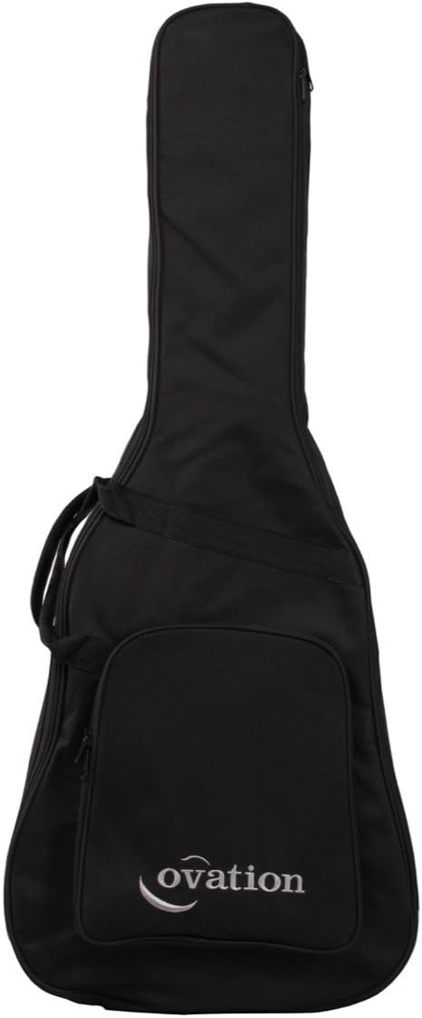 Ovation CS24P-FKOA Acoustic-Electric Guitar Bundle, Figured Koa