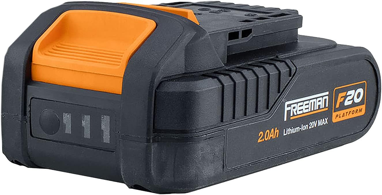 Freeman Combo Cordless Air Compressor 1 Gallon 20 Volt, with 3-in-1 Pneumatic Finish Nailer and Stapler, Lithium-Ion Battery, Quick Charger, Air Hose, Inflation Accessory Kit and Fasteners PE1GCCK