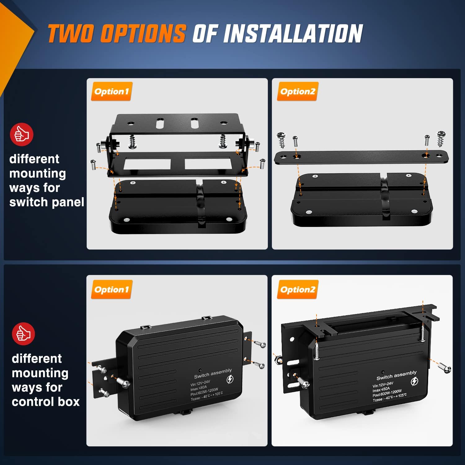 Nilight 8 Gang Switch Panel System Circuit Control Relay System Fuse Wiring Harness Automatic Dimmable ON Off LED Switch Pod for 12V Cars Trucks Campers SUV, 2 Years Warranty