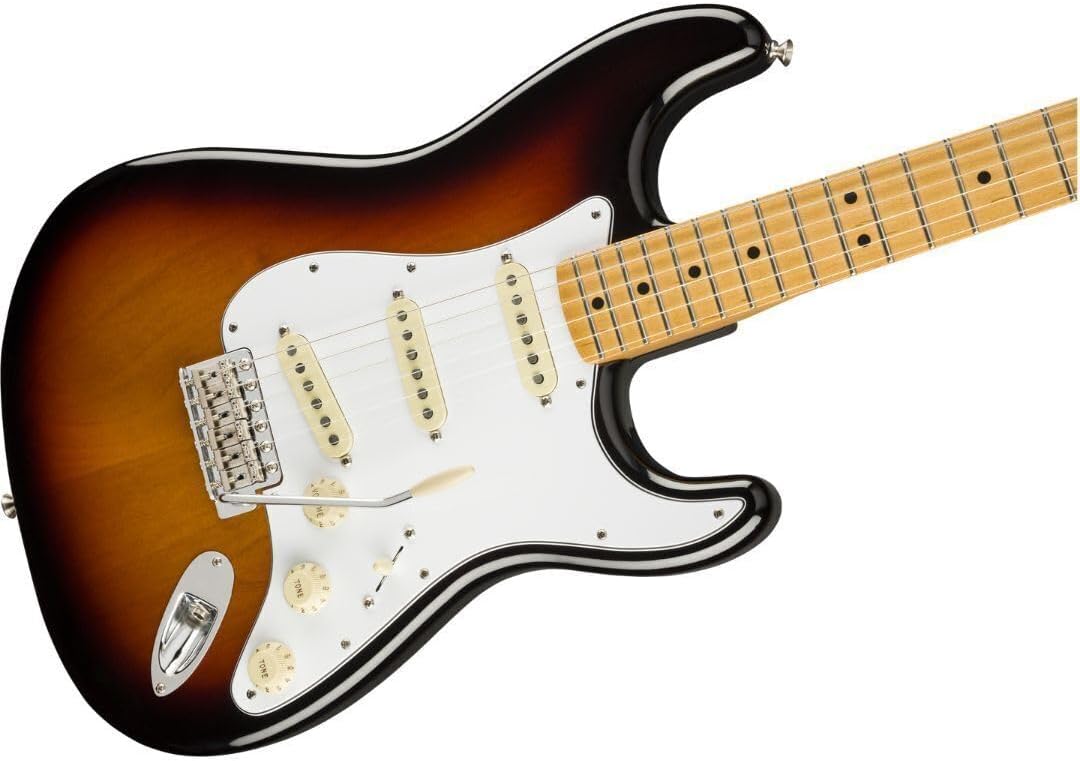 Fender Jimi Hendrix Stratocaster Electric Guitar, 3-Color Sunburst, Maple Fingerboard