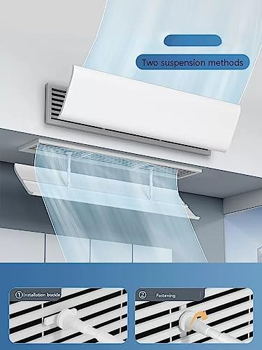 Anti-cold Water Condensation Central Air Conditioning Wind Shield, Suitable for Most Air Conditioners, Anti Direct Blowing