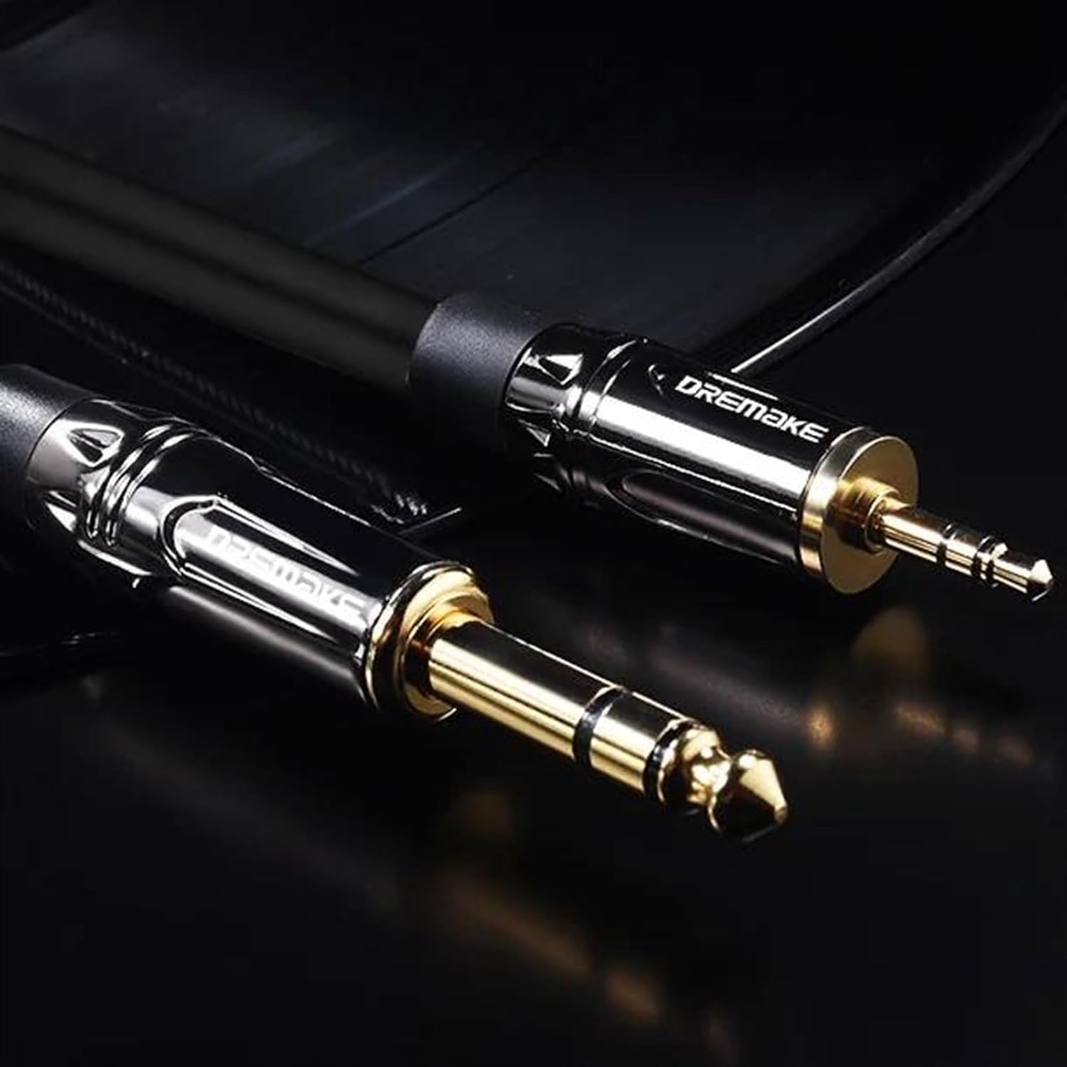 Pro Audio Cable 3.5mm to 6.35mm Stereo Cable 1/8 Inch Male to 6.35mm 1/4 Inch Male Cord for Guitar Piano Amplifier(10m)