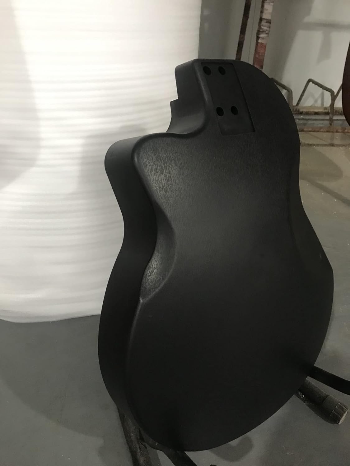 FLFL 1Pcs 39 Inch Acoustic Guitar Body 6 Strings Round Back Cutaway Design Folk Guitarra Panel Unfinished Guitar Kit