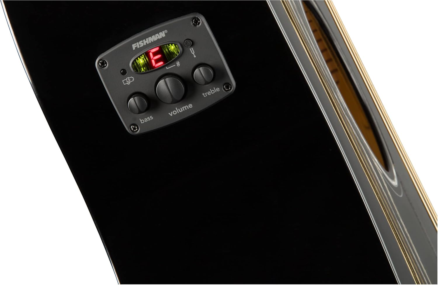 Fender Solid Top Dreadnought Acoustic-Electric Guitar, Walnut Fingerboard - Black, CD-60SCE