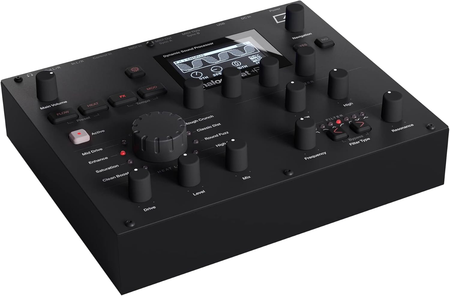 Elektron Analog Heat+FX Tabletop Stereo Analog Distortion Filter and Effects Processor