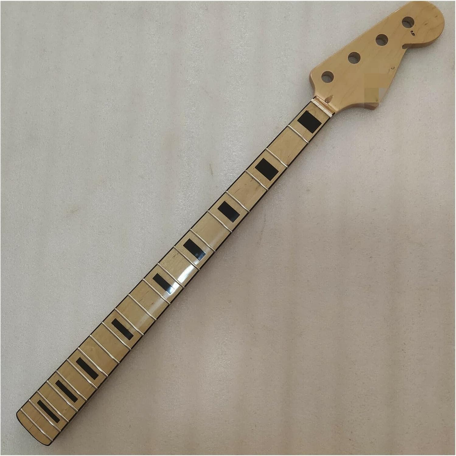 TSTS 4 String Maple 20 Frets Bass Guitar Neck Replacement Maple Fingerboard 34 Inch Guitar ​Neck Replacement