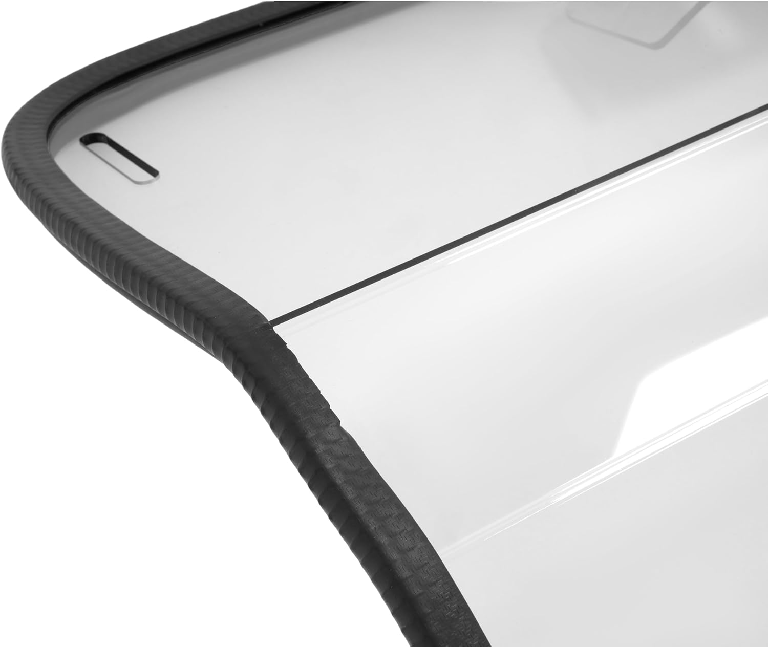 Clear Rear Windshield with Vent Holes Compatible with 2023–2025 CFMOTO ZForce 950 Sport / Sport 4 / Trail & 800 Trail, PC + Rubber Plastic For All-Weather Riding UTV Accessories