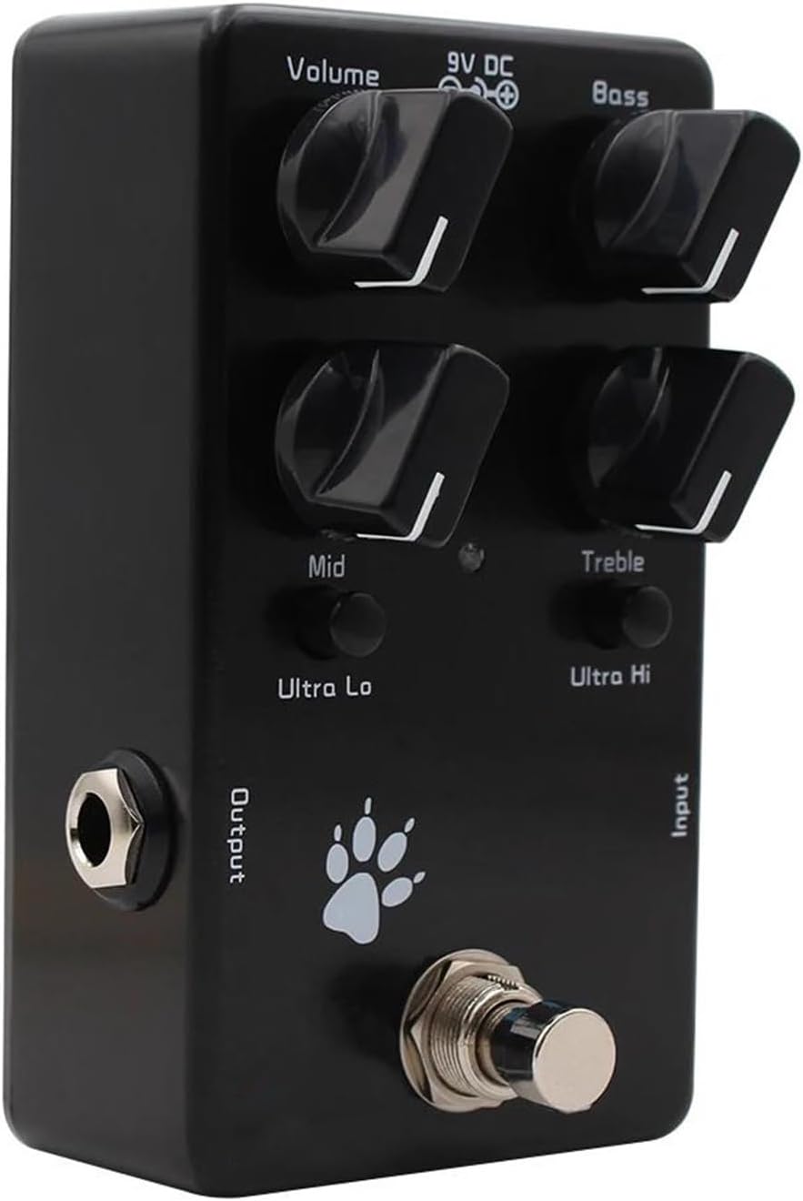 Professional Guitar Effects Pedals Analog Amplifier Gain Bass Guitar Effects Pedal With True Bypass