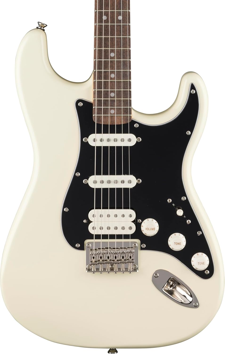 Classic Vibe '70s Stratocaster HT HSS, Laurel Fingerboard, Black Pickguard, Olympic White
