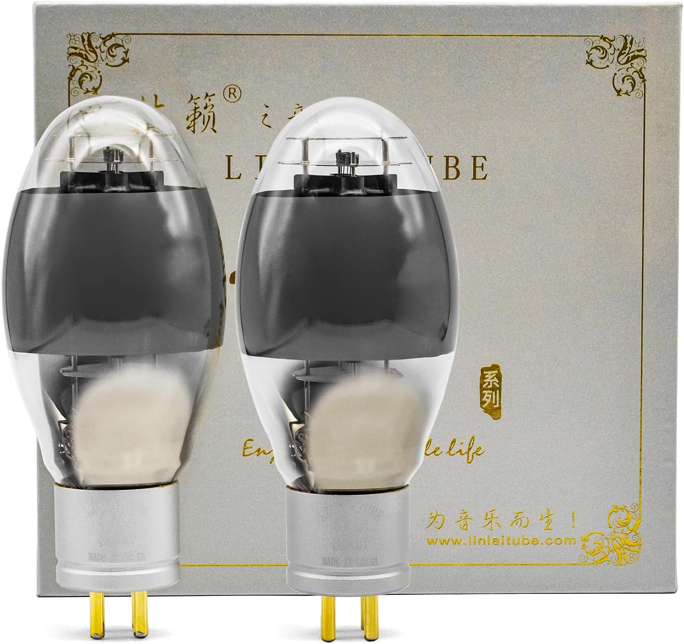 LINLAI ZX-300B 1pair ZX Series Vacuum Hifi Valve Electronic Tube for Class Pairing Audio Amplifier Replaced 10W Power Amplication