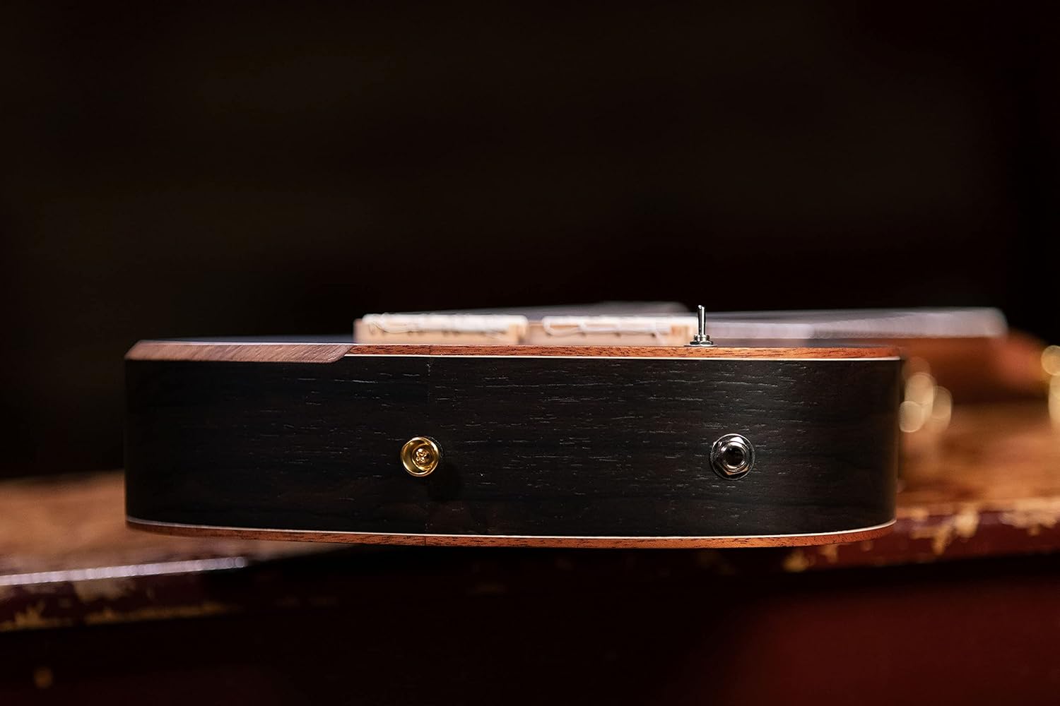 Custom Built Series Double Neck 4 & 8 String Tenor Acoustic-Electric Ukulele w/Bag