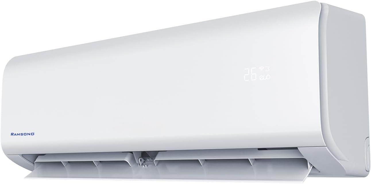 GW SERIES 12000 BTU 230 V Mini Split Ductless Air Conditioner Heat Pump 19 SEER Included Line Set Kit Compatible with Alexa and Google, White