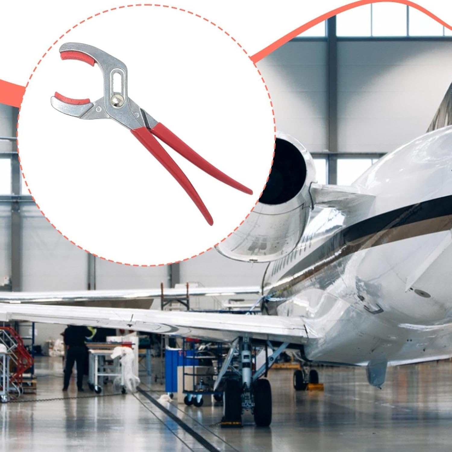 Soft Jaw Cannon Plug Plier Accessory Portable Metal Durability High Performance Premium Essential Aviation Tool Aircraft Tool