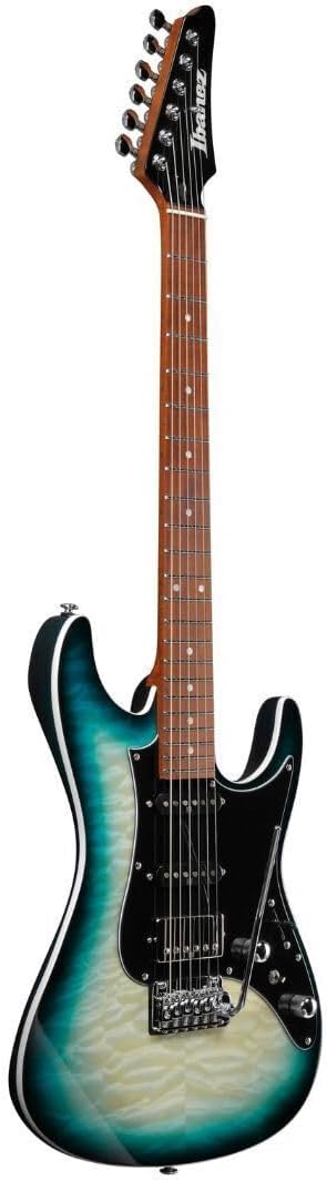 Ibanez Premium AZ24P1QM Electric Guitar - Deep Ocean Blonde