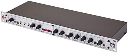 dbx DBX286SV Instrument, Microphone Preamp & Channel Strip Processor, with Compression, De-Esser, Enhancer, Expander/Gate, Loop-Out. Metering LEDs, XLR and ¼” inputs. Rack Mountable 1U. Silver
