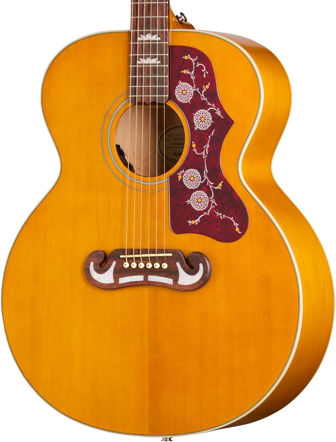 Epiphone J-200 Studio Jumbo Acoustic Electric, Natural with Bag