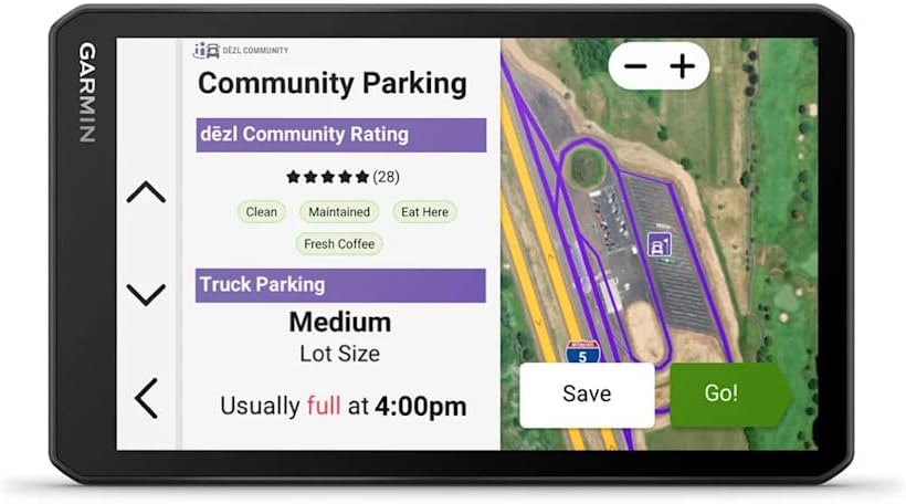 Garmin Dezl Cam OTR725 GPS Truck Navigator with Dash Cam 7