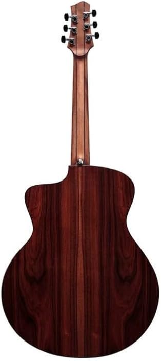 Ibanez Jon Gomm Signature JGM5 Acoustic-Electric Guitar - Black Satin Top, Natural High Gloss Back and Sides