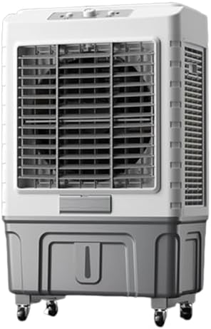 Evaporative Air Cooler, Portable Air Conditioner with Ice Crystals and 3 Wind Speeds, Swamp Cooler for Room Office Factory(60 * 42 * 131cm)