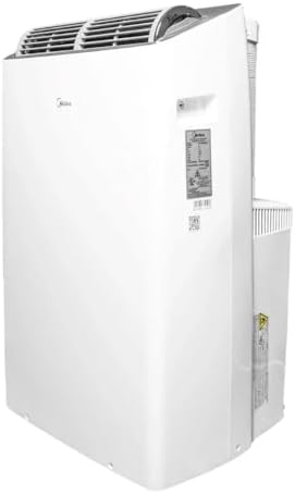Midea 12,000 BTU DUO Portable Air Conditioner with MShield MAP14AS1TWT-C (Renewed)