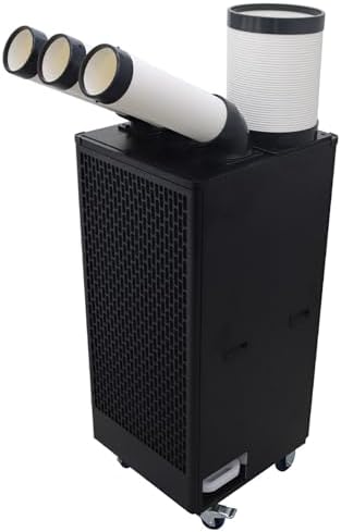 Industrial Air Conditioner Outdoor Indoor Spot Mobile Air Cooler 1000-1100m³/h Commercial Aircon with Three Tubes 220V