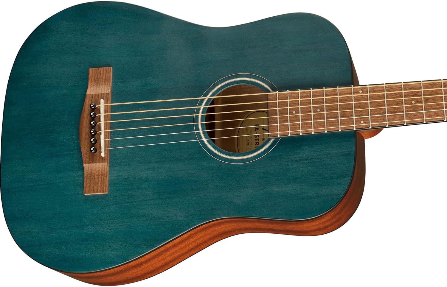 Fender FA-15 3/4 Scale Steel String Acoustic Guitar, with 2-Year Warranty, Blue, with Gig Bag