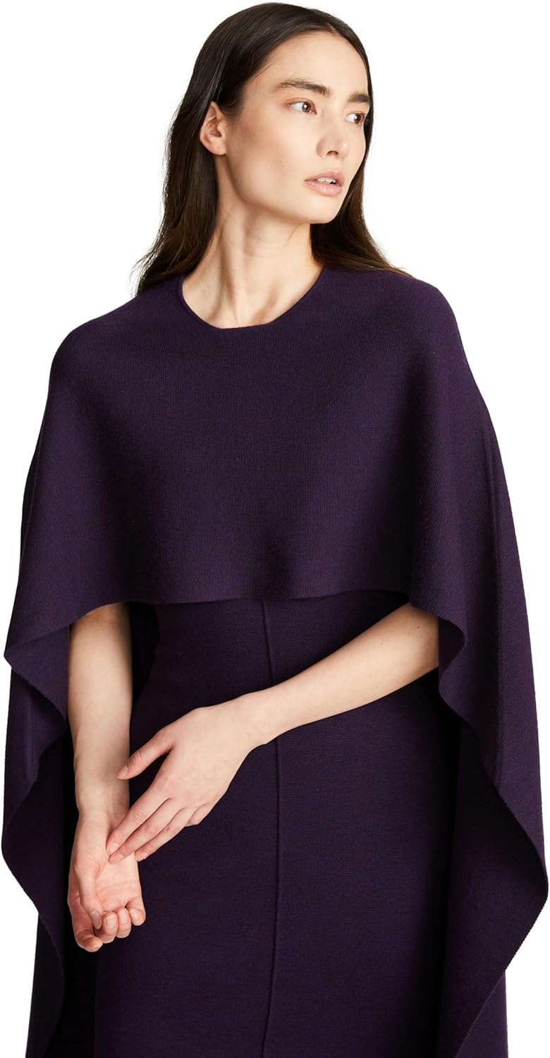 H HALSTON Women's Sweater Dress in Merino Wool