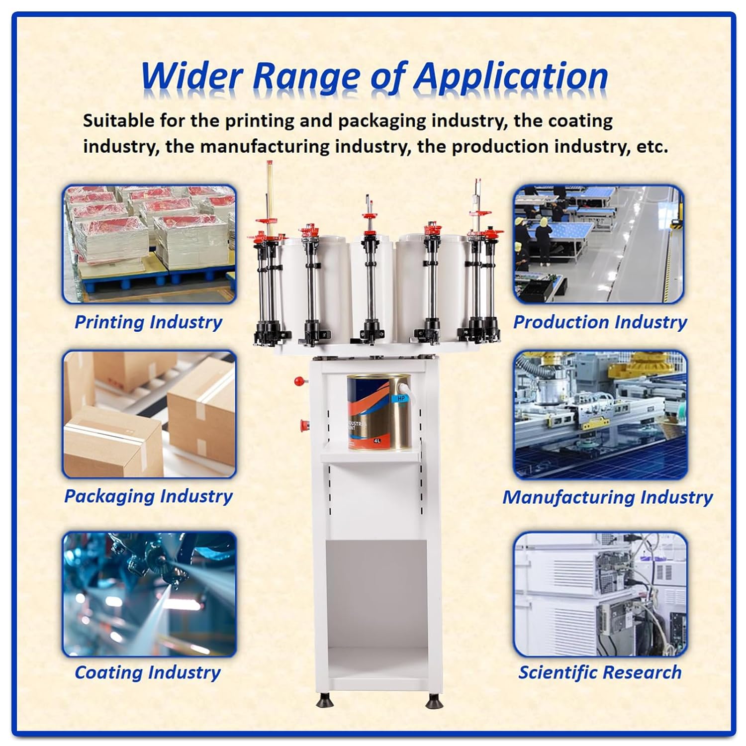 14-Station Paint Colorant Dispenser 2.3L Capacity Tinting Machine 110V Water Oil Color Paste Toning Machine Paint Color Tinting Mixer with Double Pump & Double Gauge & Adjustable Platform