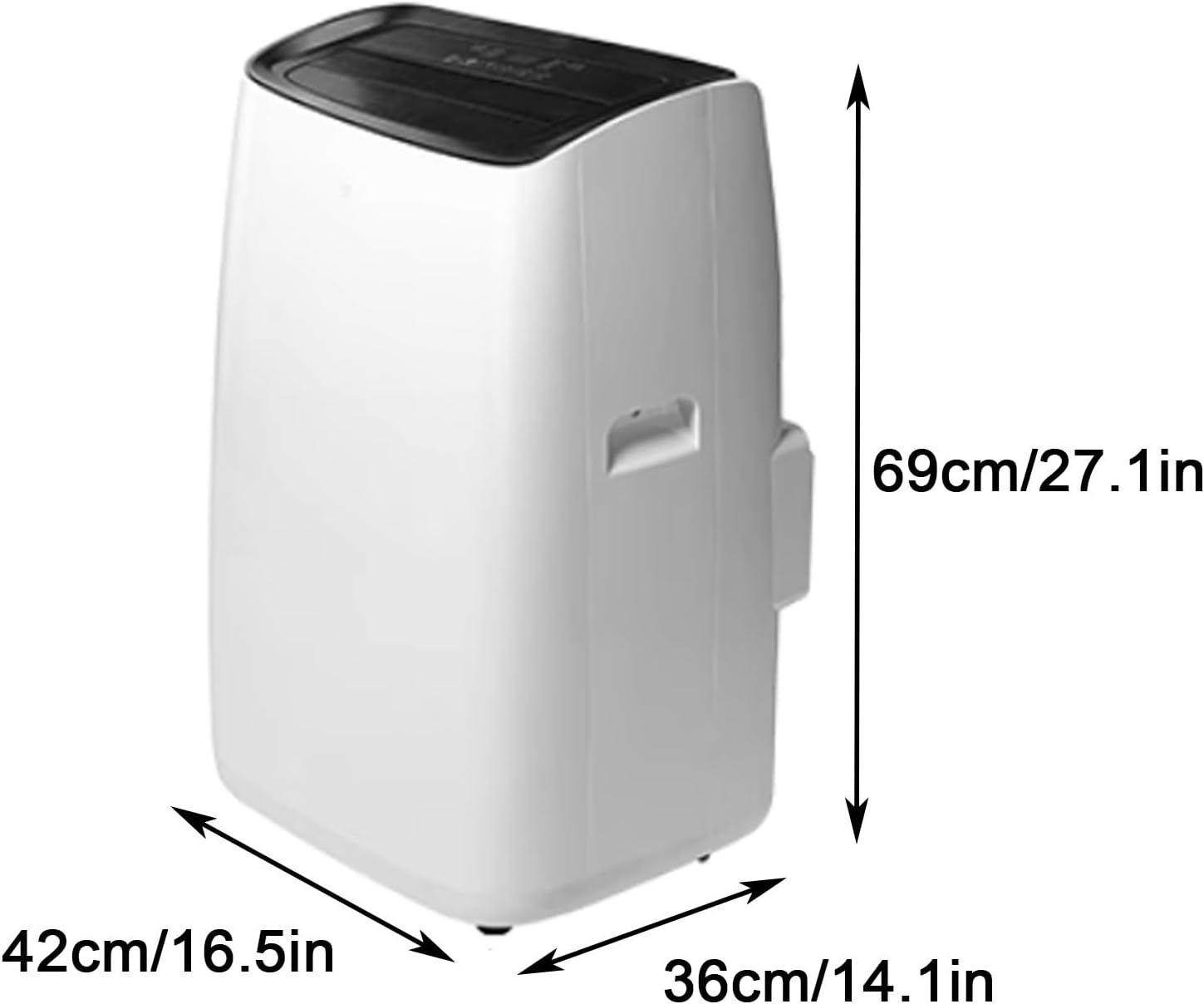 11000 BTU Portable Air Conditioners for Bedrooms with Remote Control Timer Dehumidification Function Small Room Air Conditioner for Bedroom Office, 220V