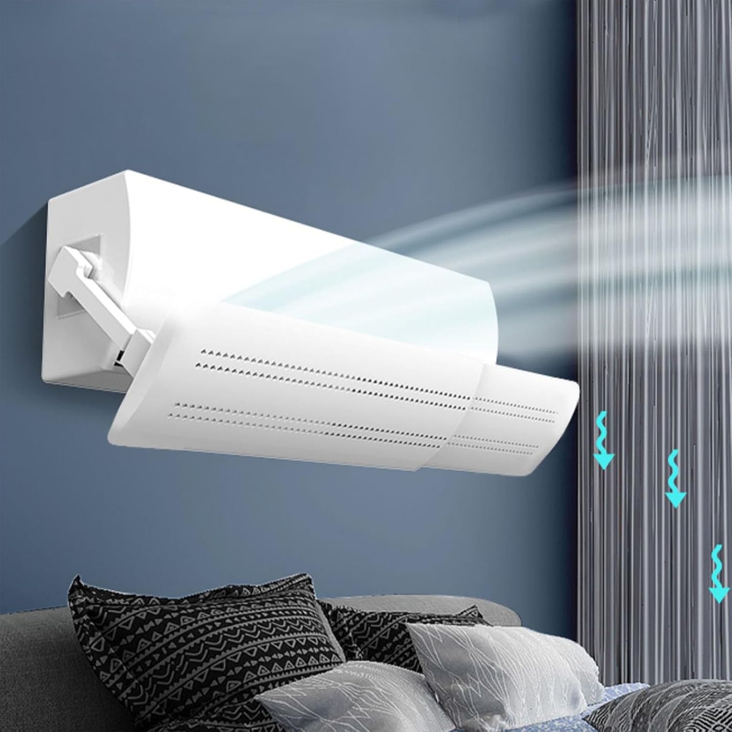 Air Conditioner Deflector, Air Conditioning Baffle, Adjustable Panel Width, Air Conditioners wind Deflector of Variable Angle