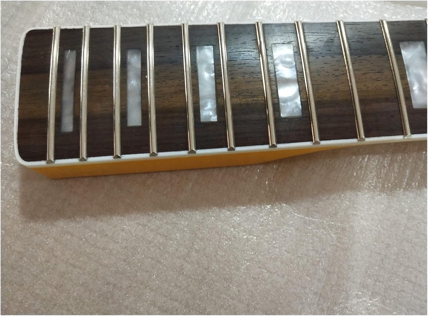 ZUZU 21 Frets Maple Neck Rosewood Fingerboard for Tele Style Electric Guitar Neck Unfinished Guitar Neck