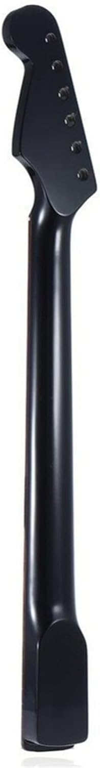 Matte Black 22 Fret Electric Guitar Neck/Maple Stem/Rosewood Fingerboard Guitar Accessories Unfinished Guitar Neck