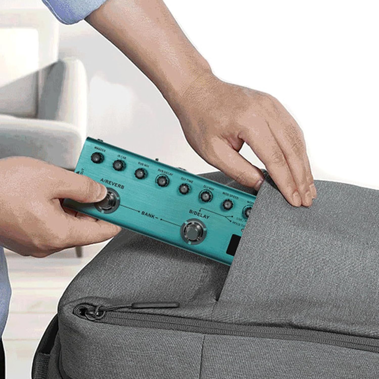 Multi Effects Guitar Pedal, 36 Editable Presets Reverb Delay MOD AMP, Digital Guitar Effects Pedal for Electric Guitar, Studio Recording, Live Performances, Music Production, and Practice