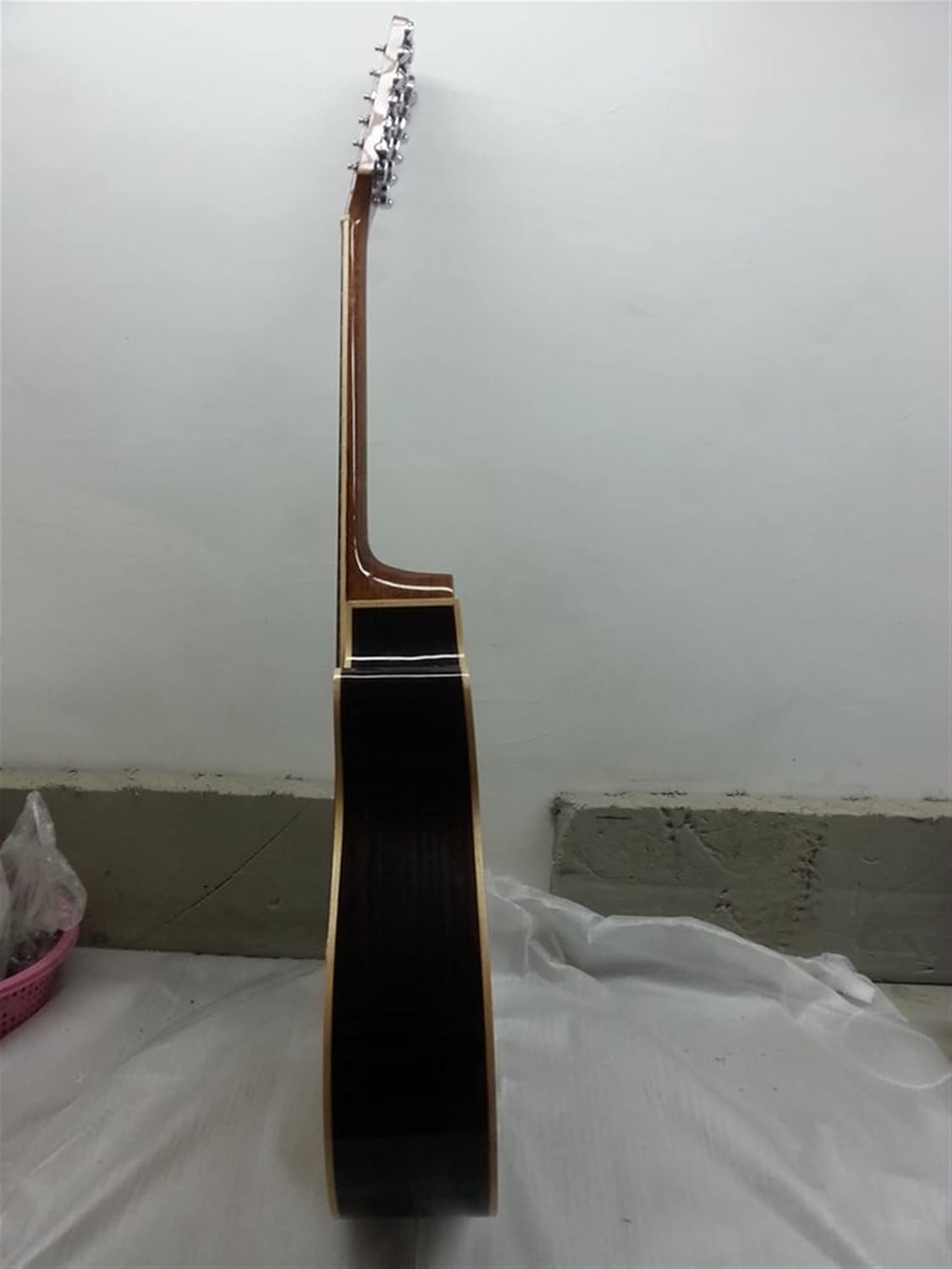 12 Strings Acoustic Guitar Beginner Acoustic Electric Guitar 41 Inches 21 Tone Position Guitars (Color : Guitar Only Size : 41 inches) (Guitar and Hardcase 41 inches)